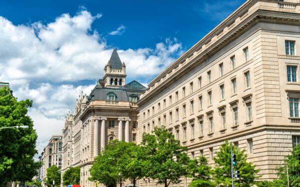 Exterior of IRS building in Washington, D.C.