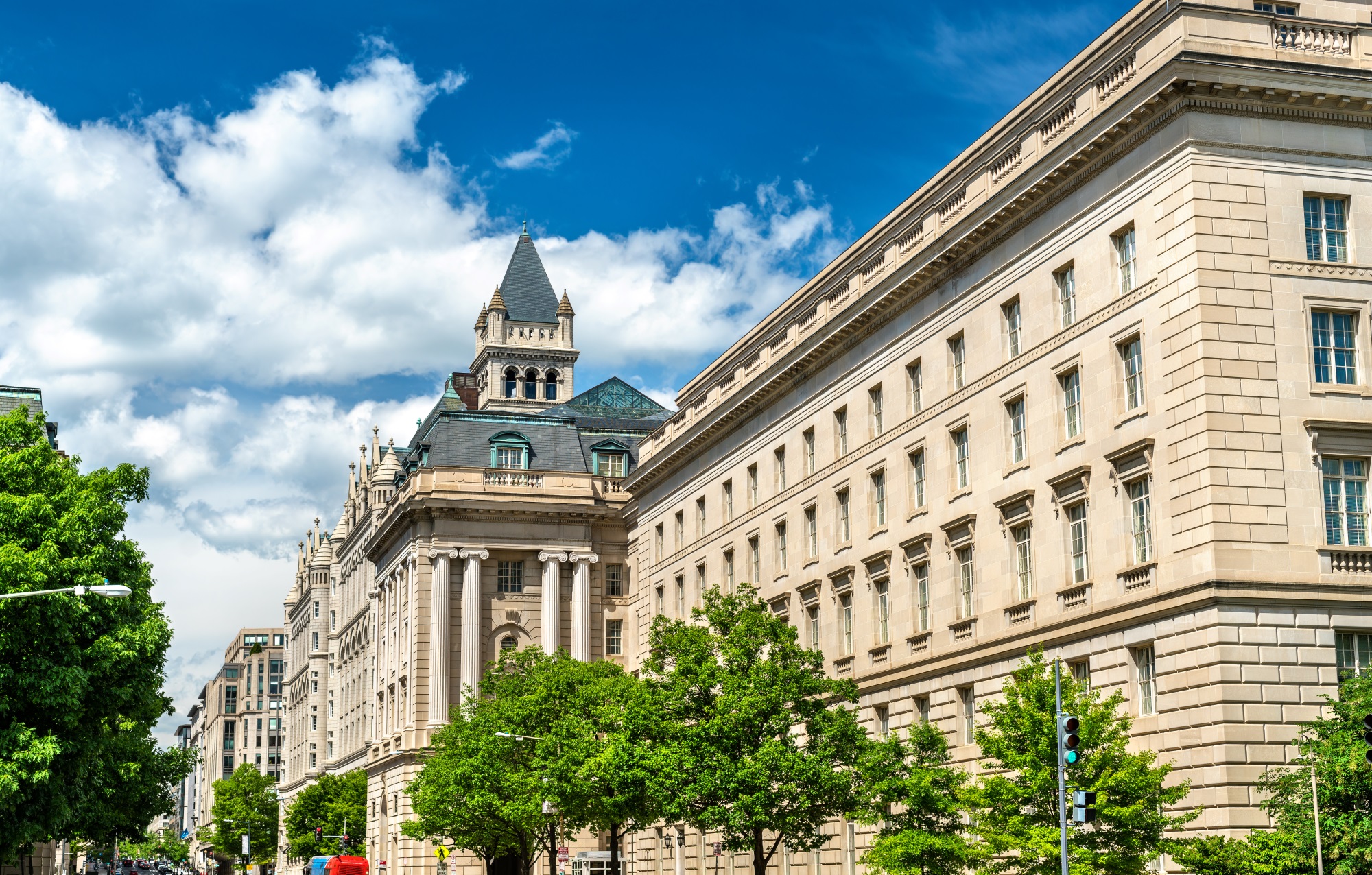 Exterior of IRS building in Washington, D.C.